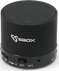 SBOX BT-160 (3059) BLACK COLOR BLUETOOTH SPEAKER & FM-RADIO 3W